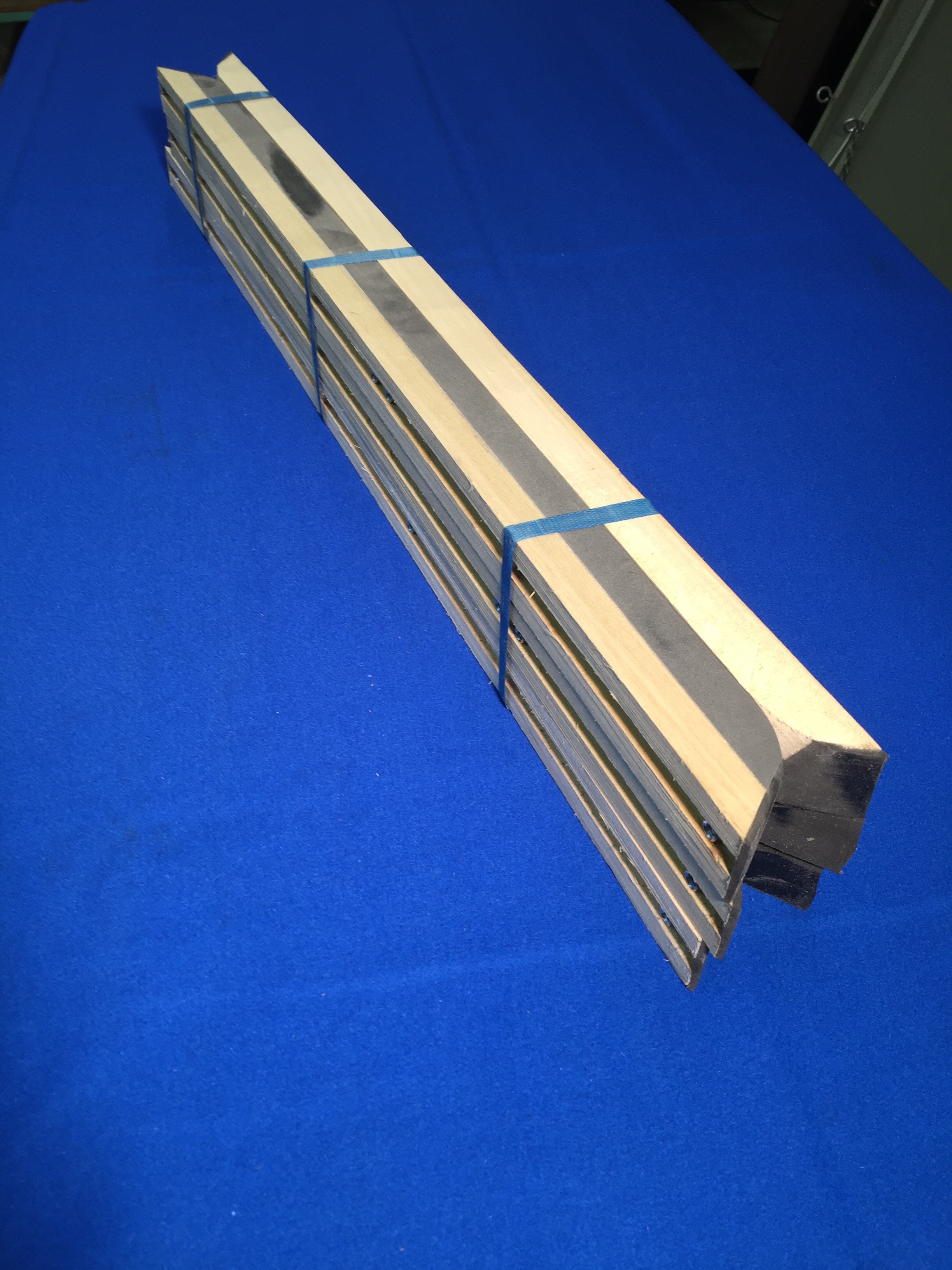 pool table cushion dimensions