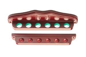 Mahogany Coloured Cue Rack for 6 Cues