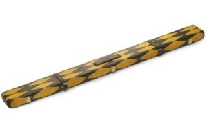 Peradon Genuine Leather Case for 3/4 Jointed Cue & Extension (Full Diamond Pattern)