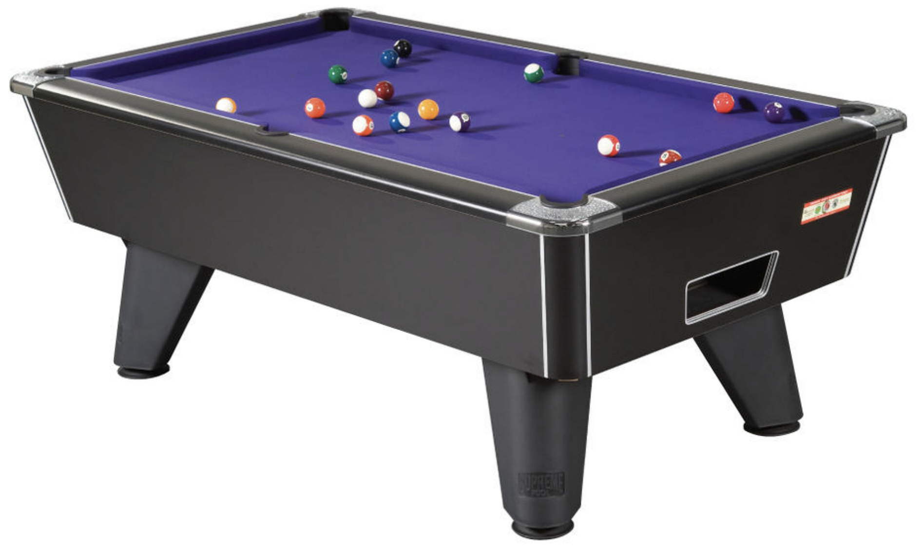 Fitted Black 6ft PERADON Pool Table Cover by Peradon
