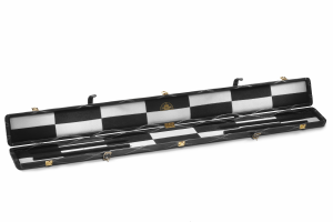 Peradon Genuine Leather Case for 3/4 Jointed Cue & Extension (Full Diamond Pattern) - Image 4