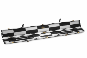 Peradon Genuine Leather Case for 3/4 Jointed Cue & Extension (Full Diamond Pattern) - Image 3