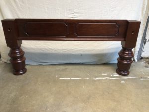 Mahogany Turned Leg Full Size Snooker Table - Image 2