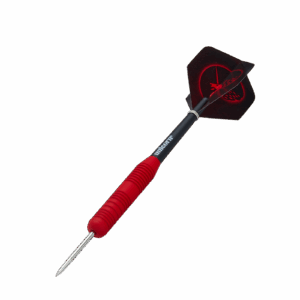 Unicorn - Core Plus Red - Rubberised Steel Tip Darts