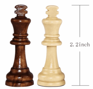 Economy 2.2" Wooden Chess Set - Image 3