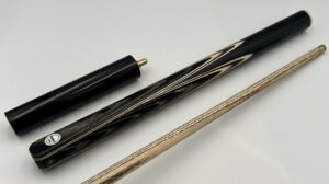 Westland 3/4 Cue & Case Set "Black & White Veneer" - Image 9
