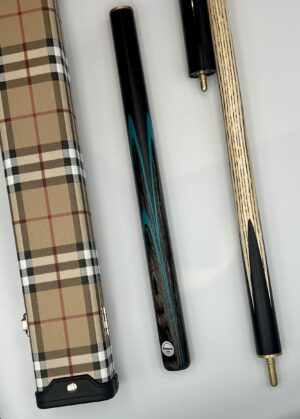 Westland 3/4 Cue & Case Set "Blue - Grey Veneer" - Image 4