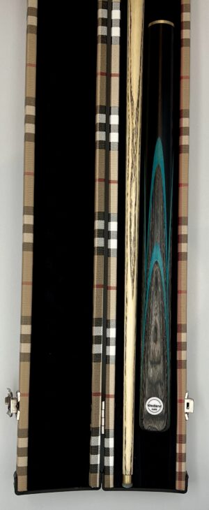 Westland 3/4 Cue & Case Set "Blue - Grey Veneer" - Image 3