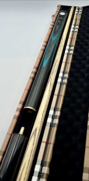 Westland 3/4 Cue & Case Set "Blue - Grey Veneer" - Image 2